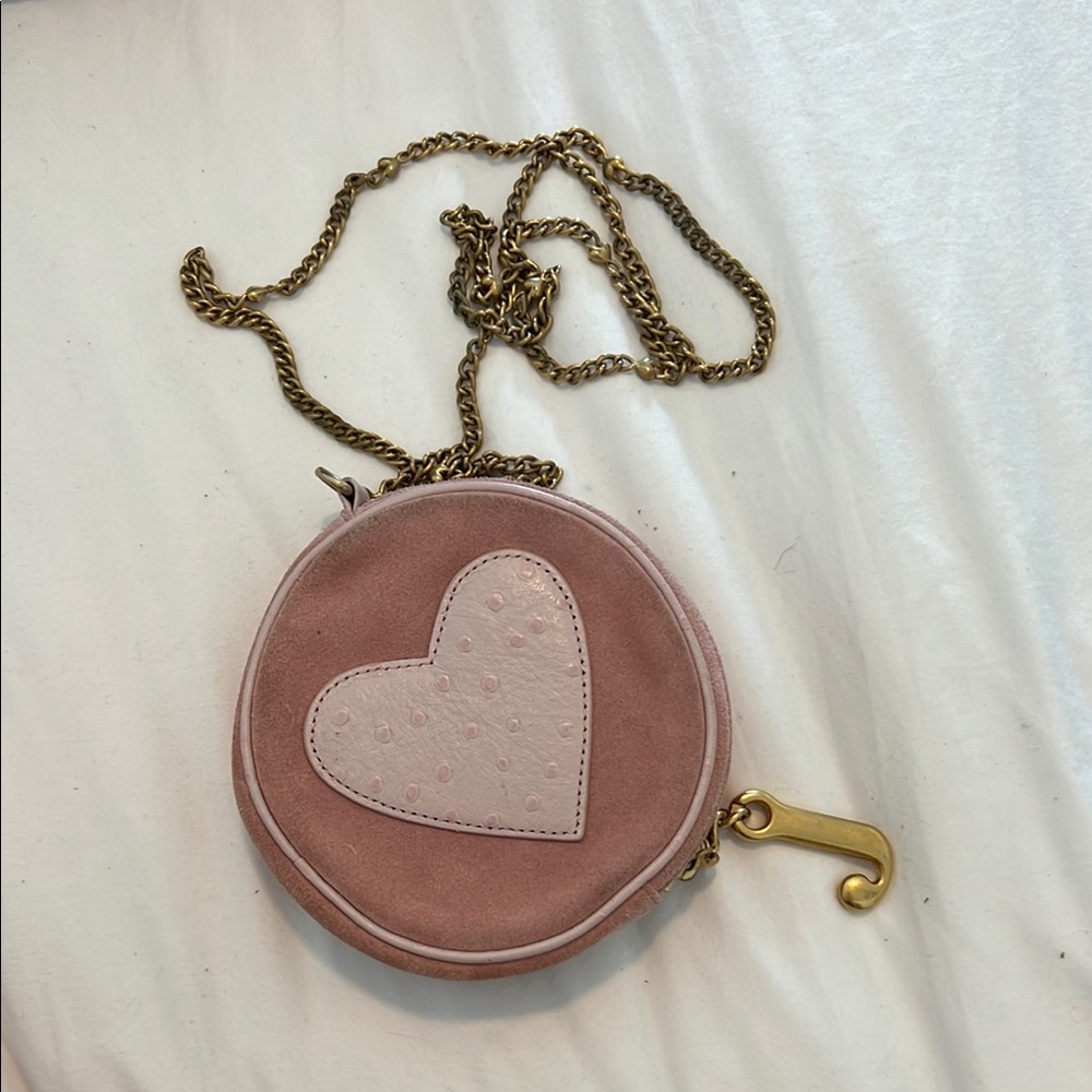 Juicy Couture Pink and Gold Mini Bag with Unique Shapes